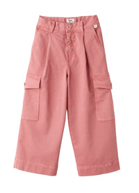 Gabardine cargo pants