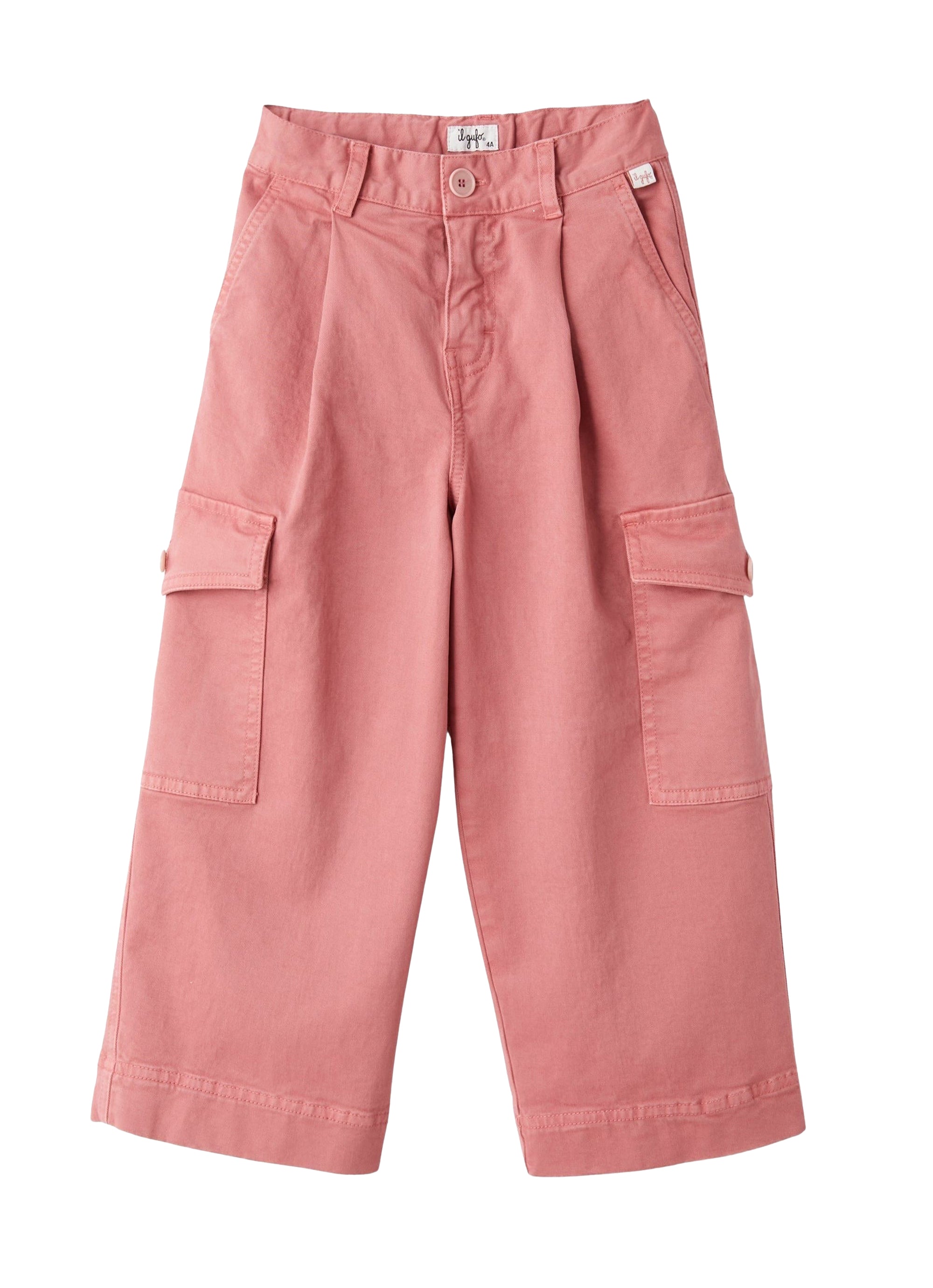 Gabardine cargo pants