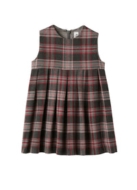 Sleeveless techno-wool dress