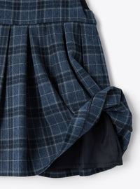 Sleeveless techno-wool dress