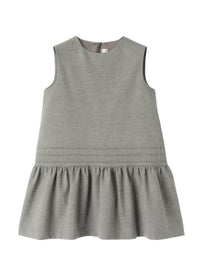 Tecno wool pinafore dress