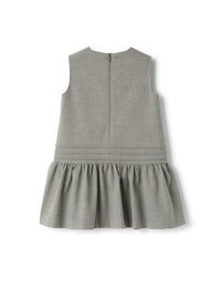 Tecno wool pinafore dress