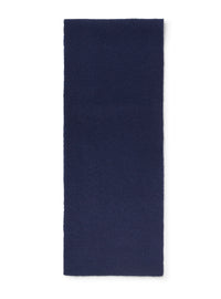 Fleece scarf with floral appliqué