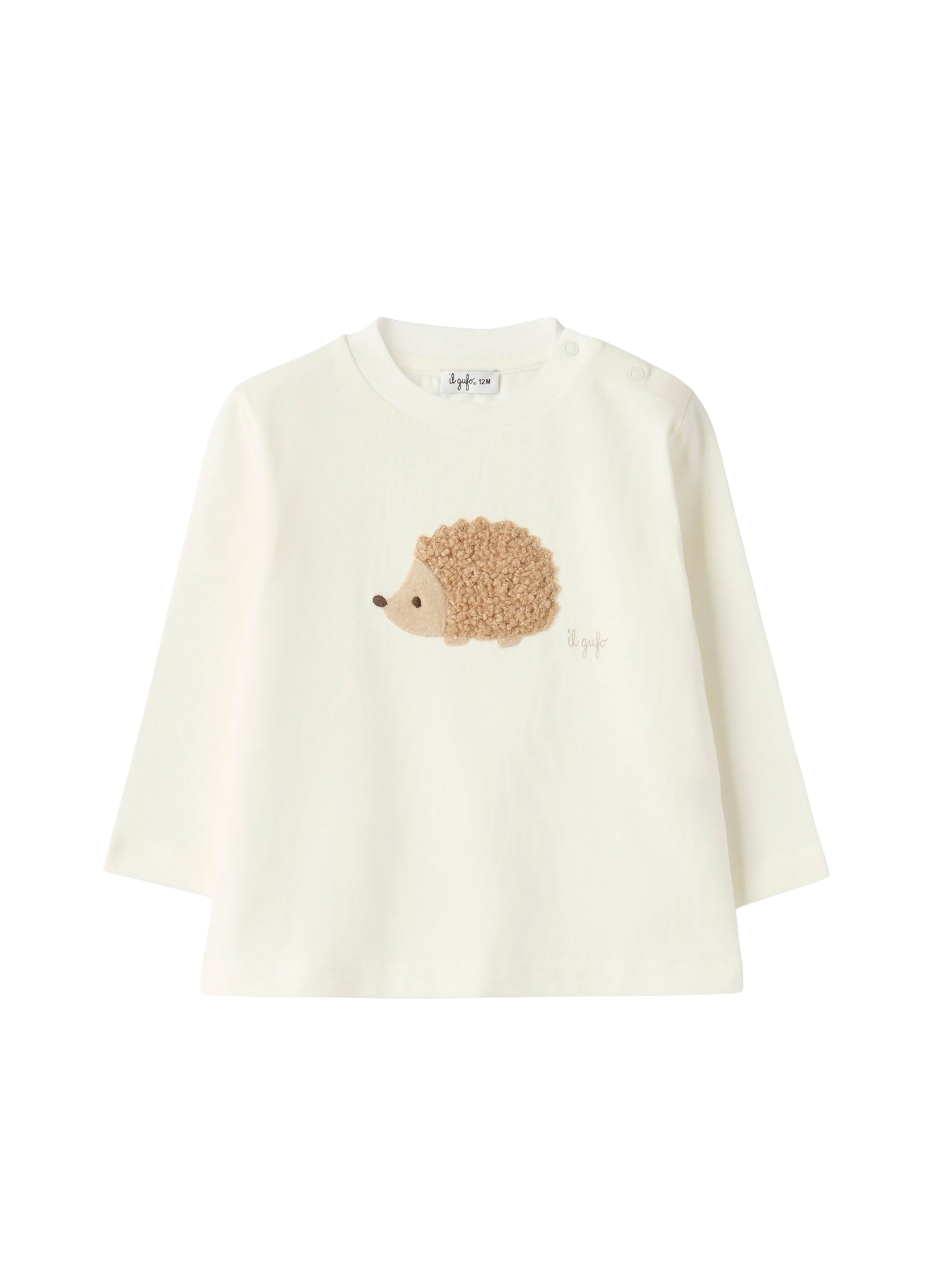 Cotton jersey T-shirt with appliqué