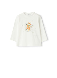 Cotton jersey T-shirt with print