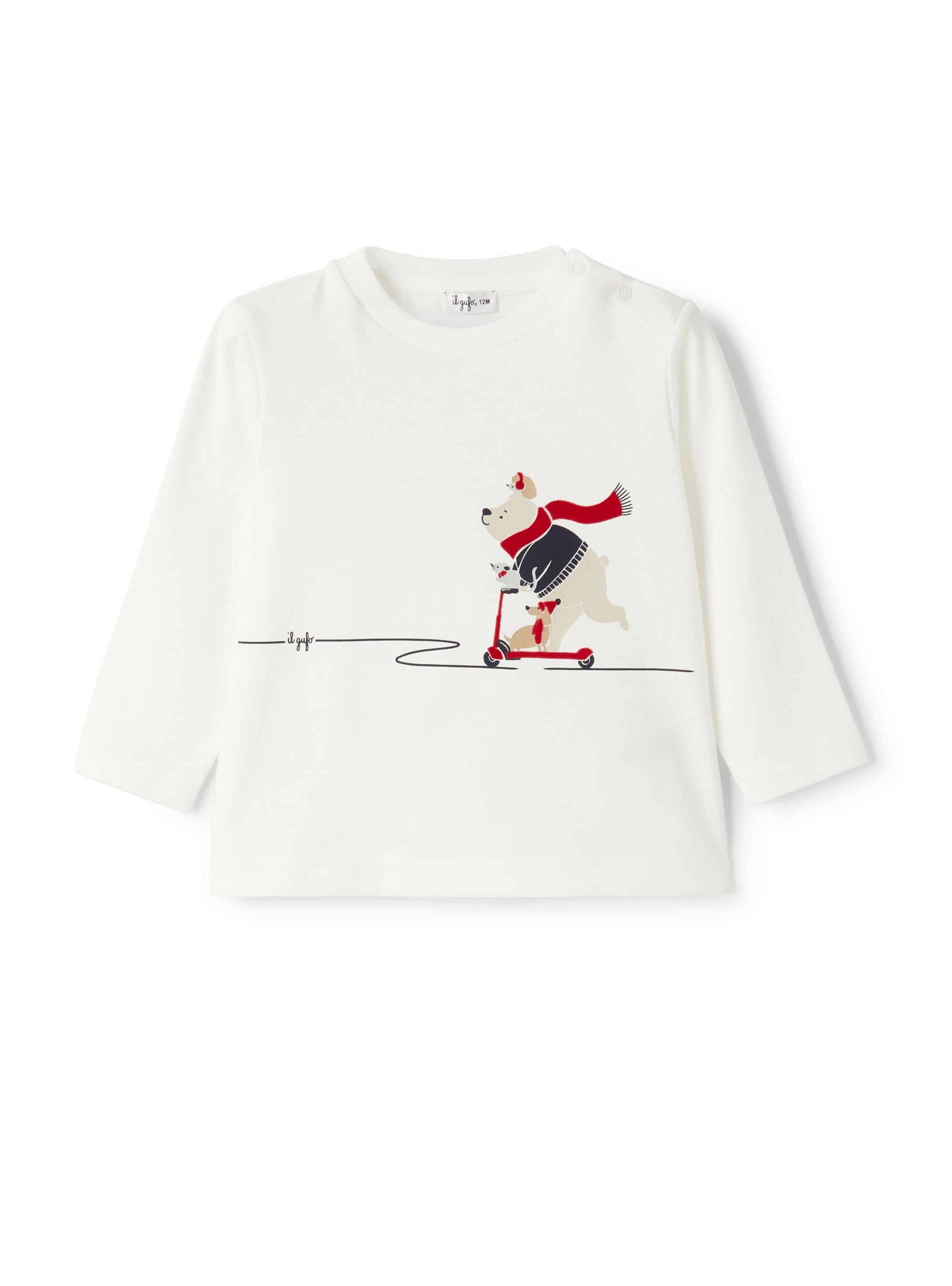 Cotton jersey T-shirt with print