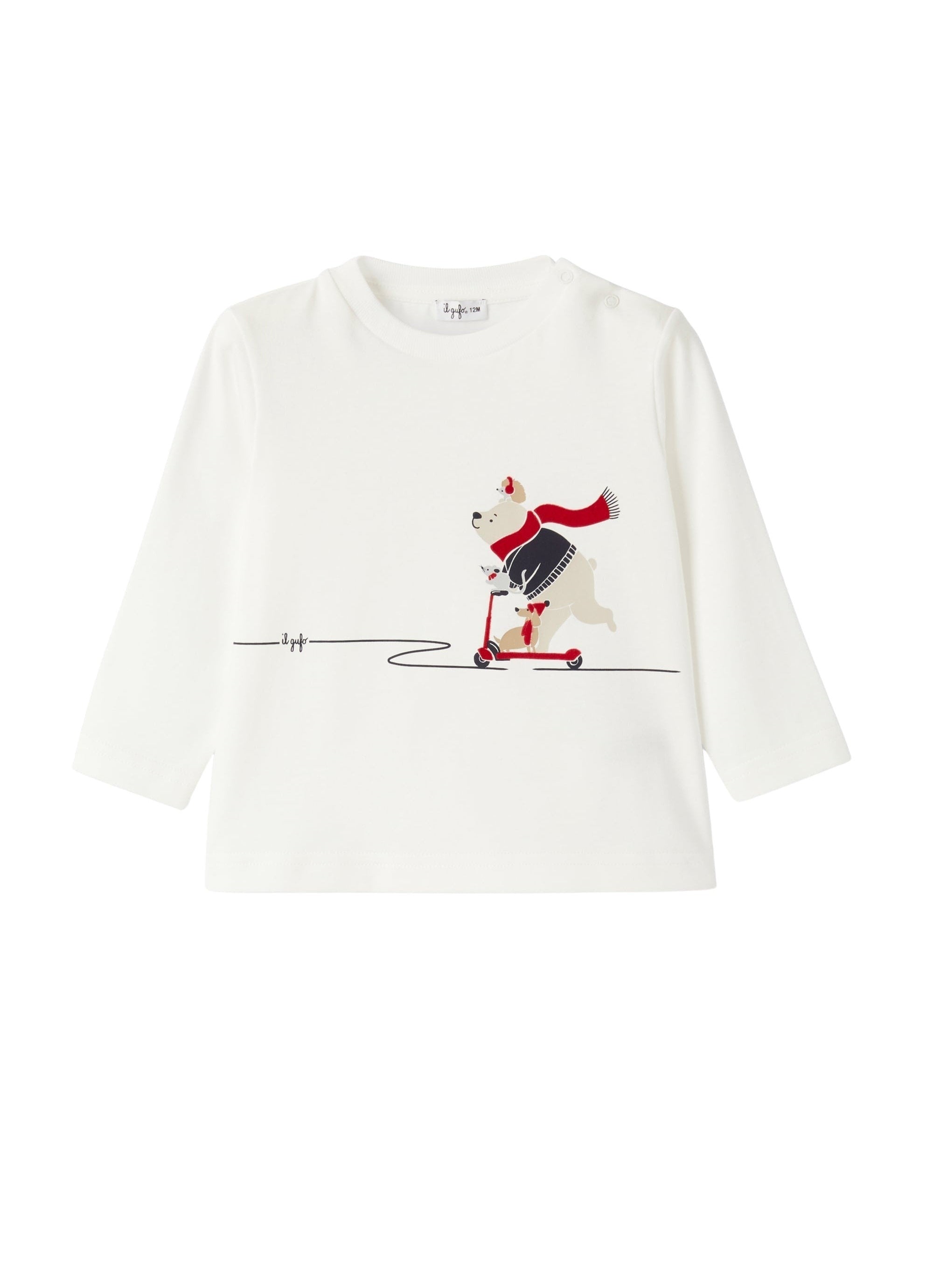 Cotton jersey T-shirt with print