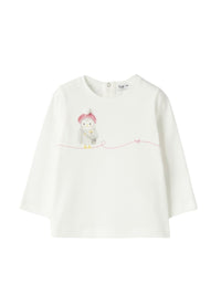 Jersey T-shirt with print