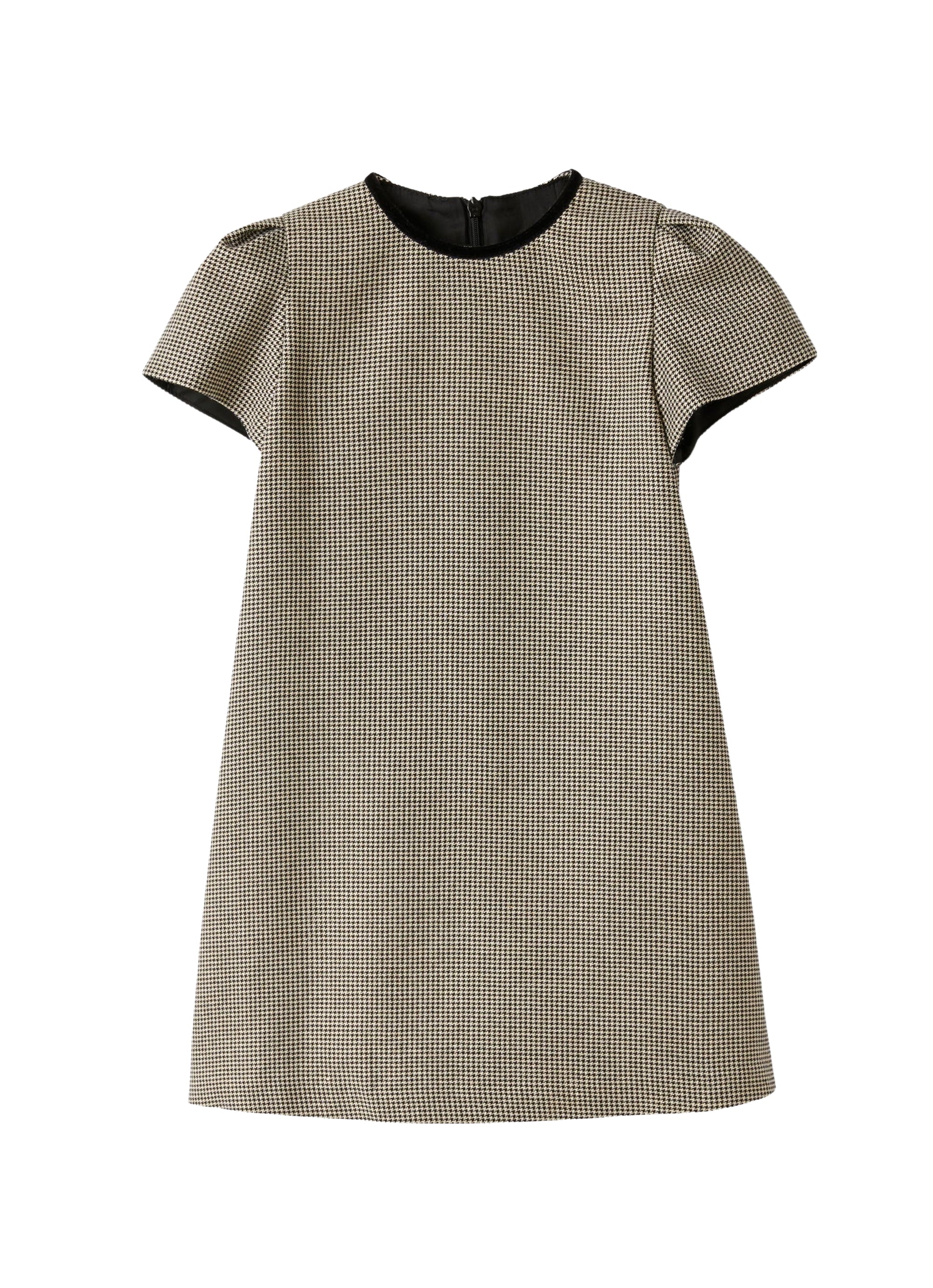 Lurex houndstooth dress