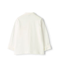 Shirt with teddy bear embroidery
