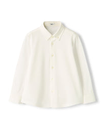 Button-down piqué shirt