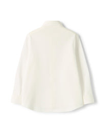 Button-down piqué shirt