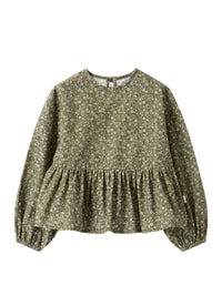 Floral Velvet Blouse