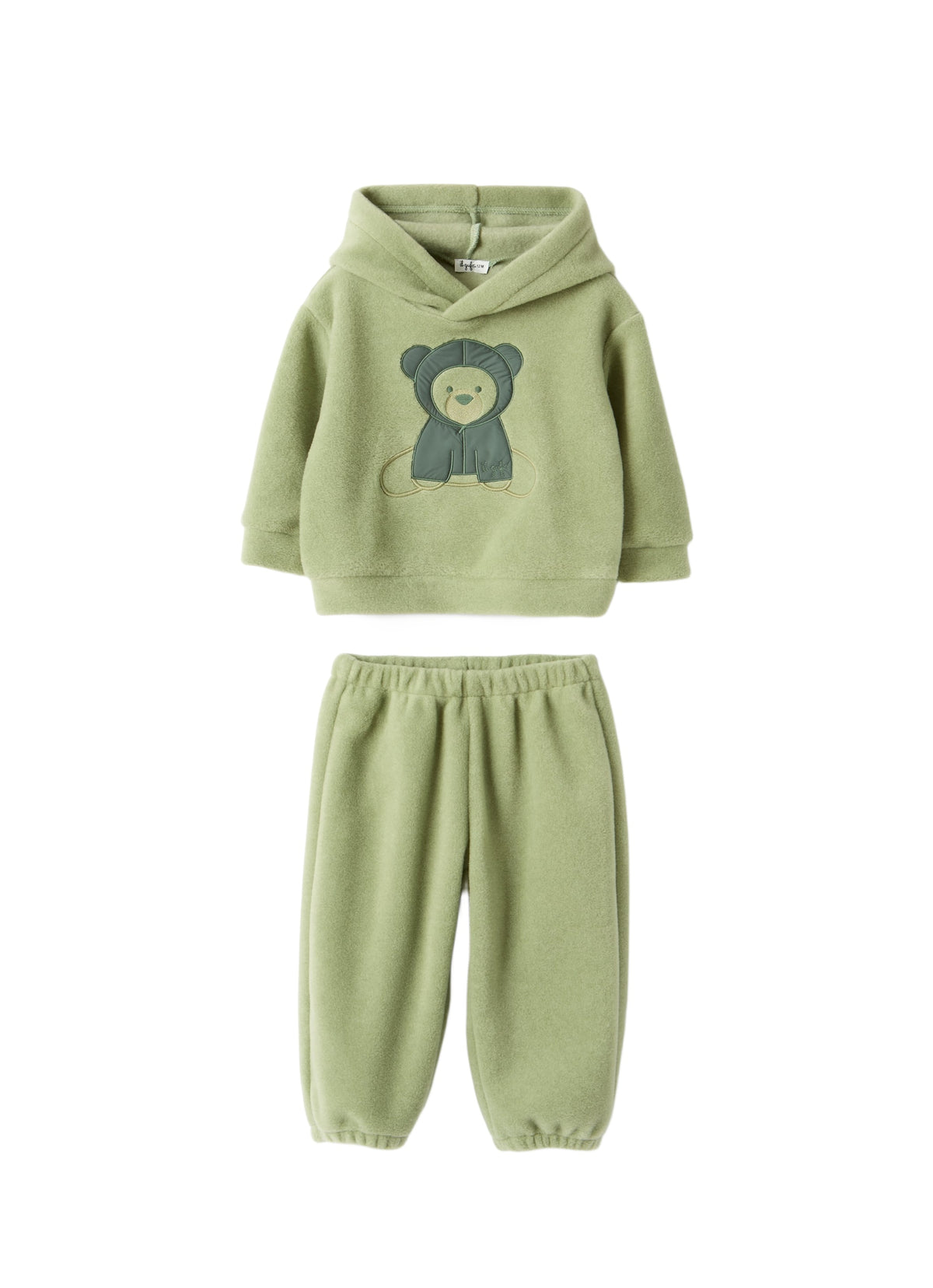 Fleece Set With Teddy Bear
