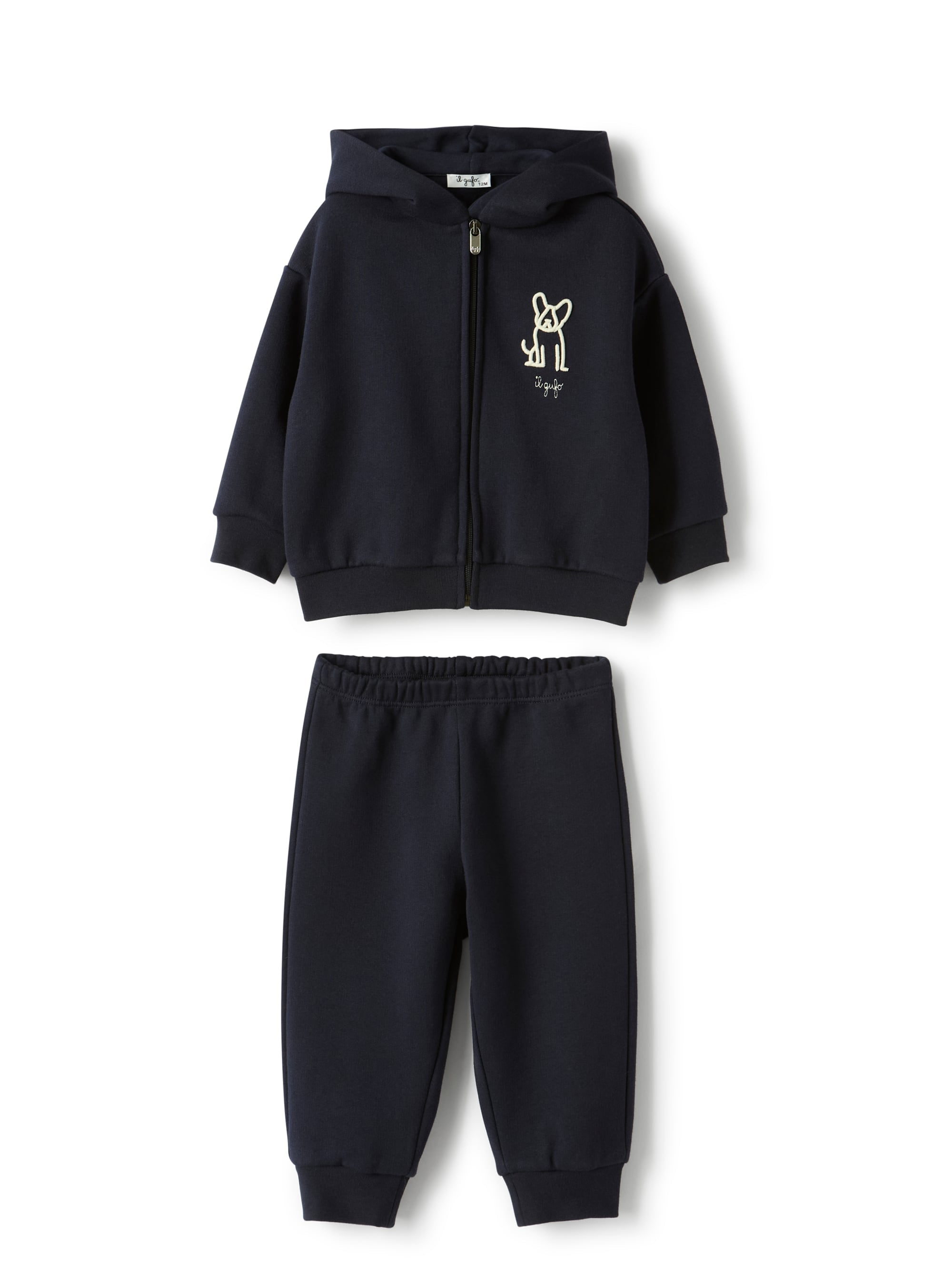 Sweatshirt set with a puppy
