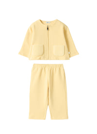 Sweatshirt Set With Patch Pockets