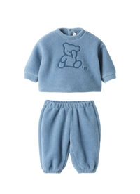 Fleece Set With Teddy Bear