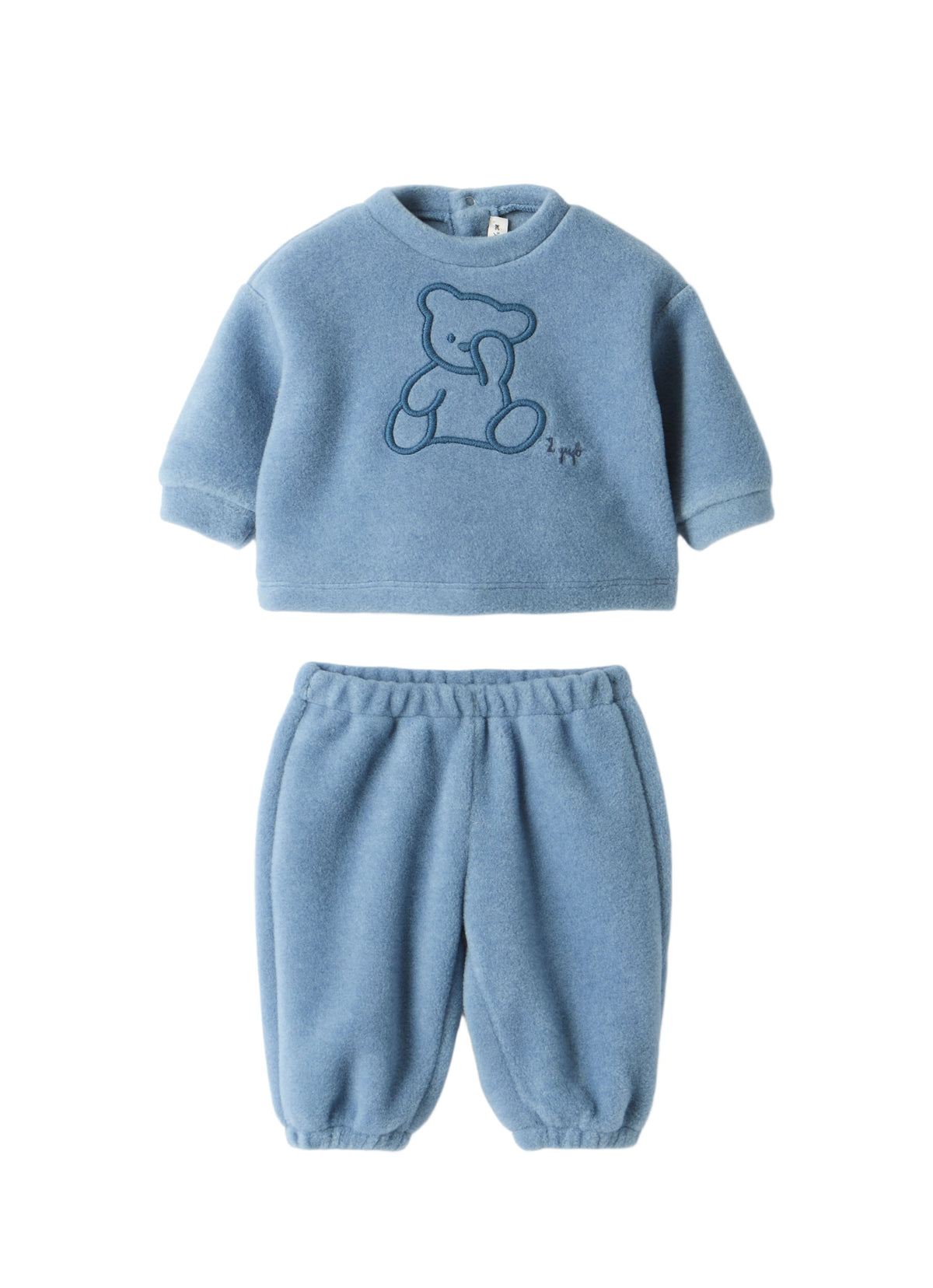 Fleece Set With Teddy Bear