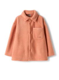 Fleece shirt jacket