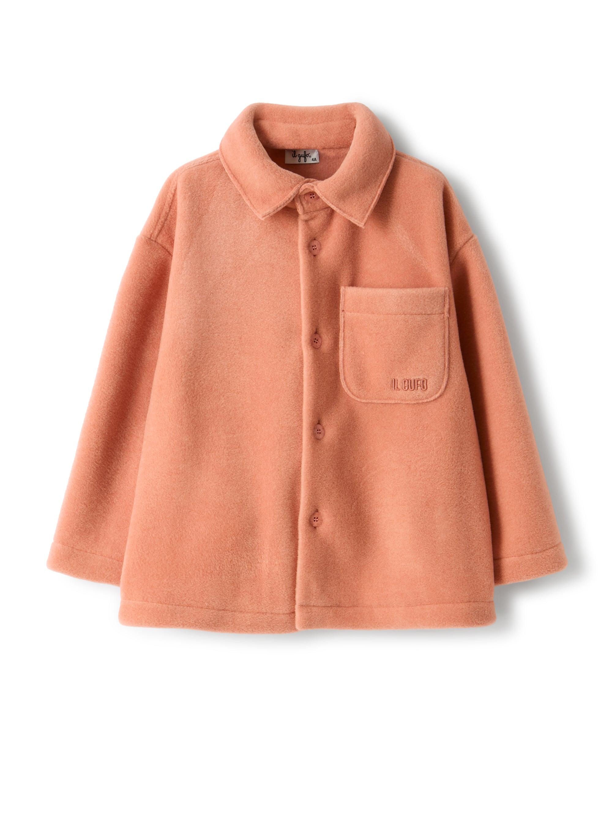 Fleece shirt jacket
