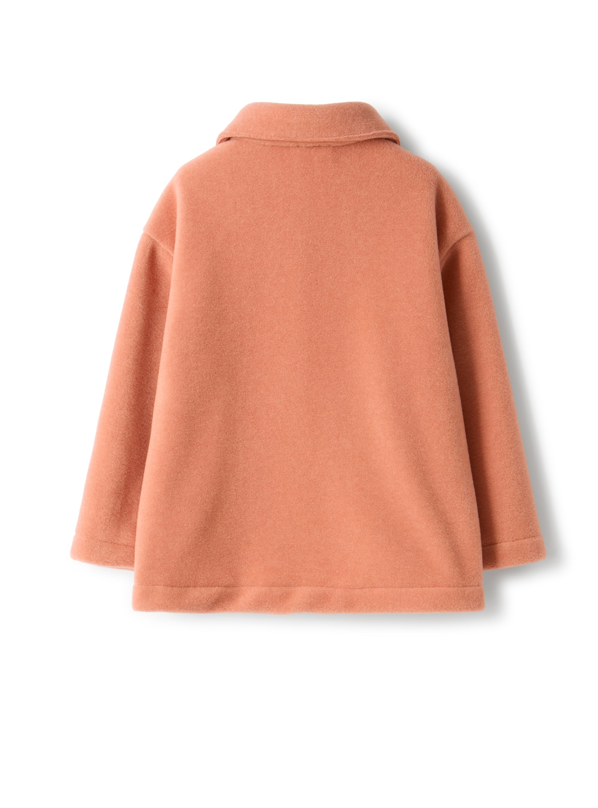 Fleece shirt jacket
