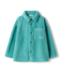 Fleece shirt jacket