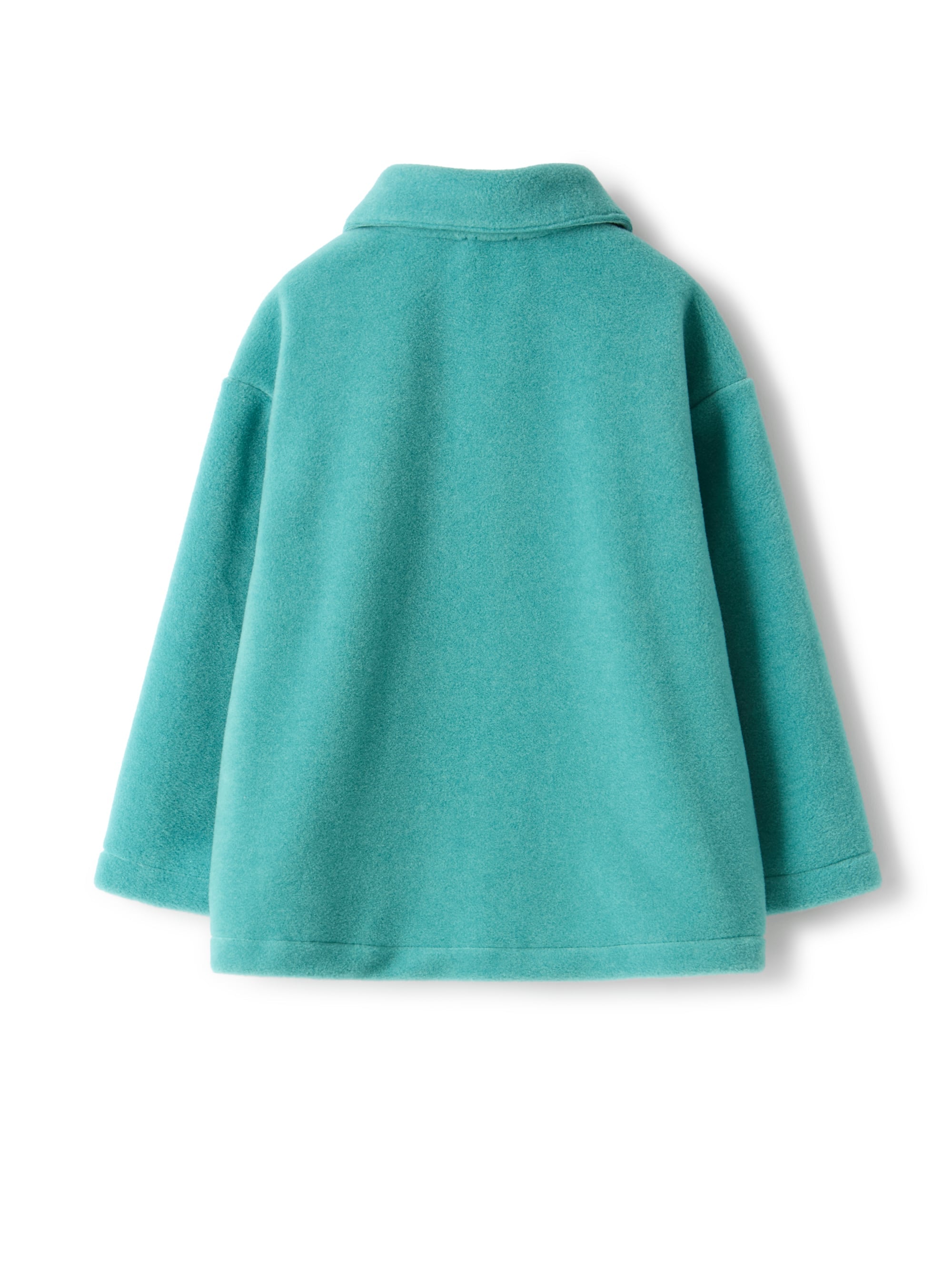 Fleece shirt jacket