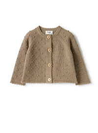 Organic cotton cardigan