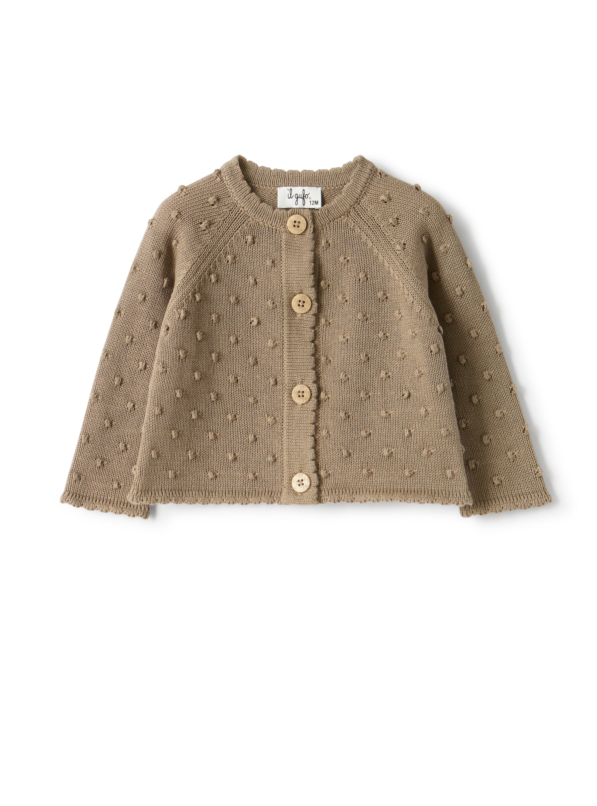 Organic cotton cardigan