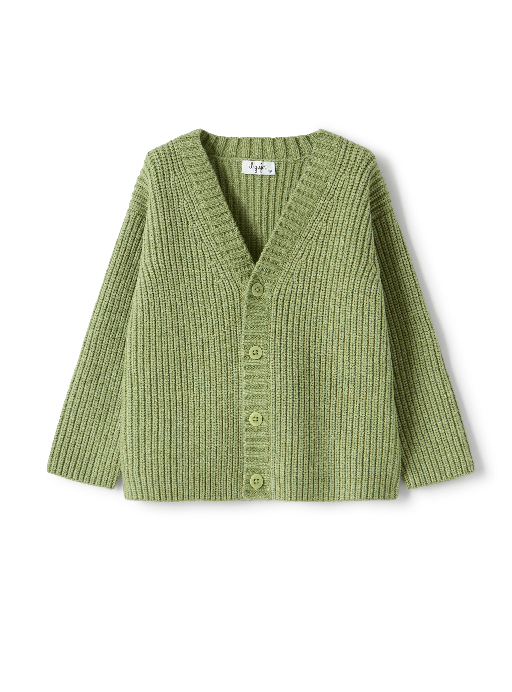 Cotton-blend cardigan