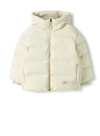 Flared down jacket in Sensitive® Fabrics