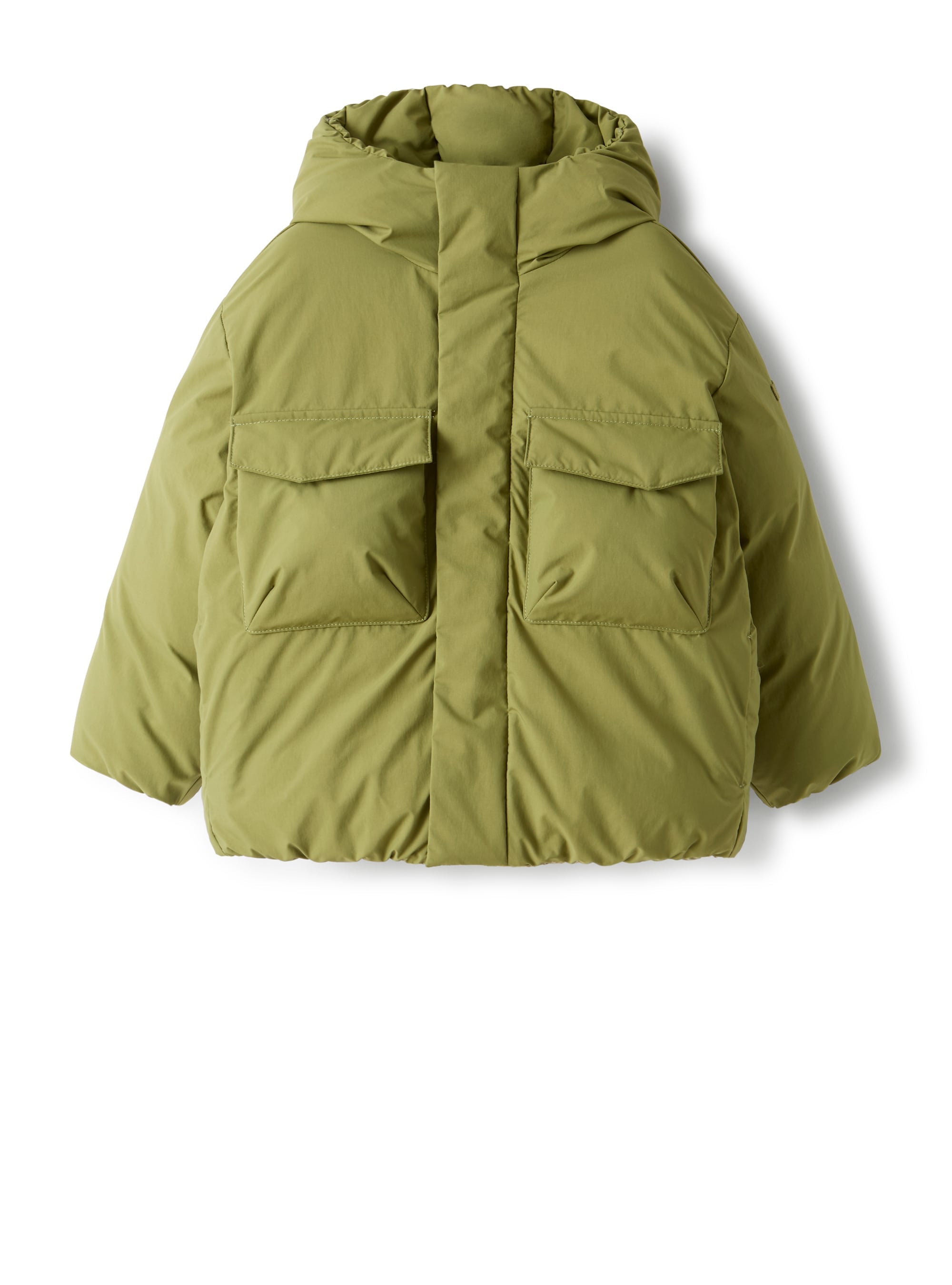 Recycled nylon down jacket