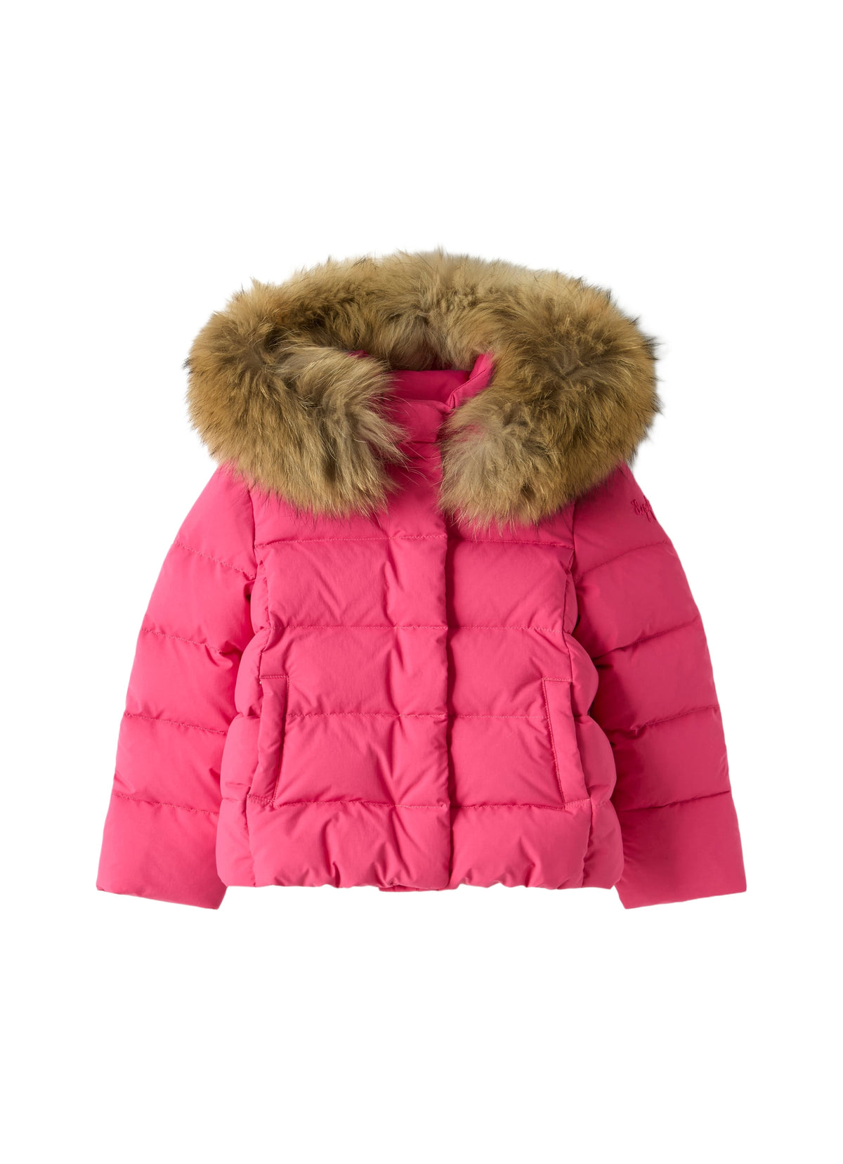 Down Jacket With Hood In Nylon