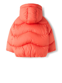 Microfiber nylon jacket with hood