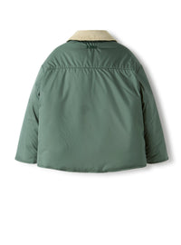 Eco-padded jacket in microfiber nylon