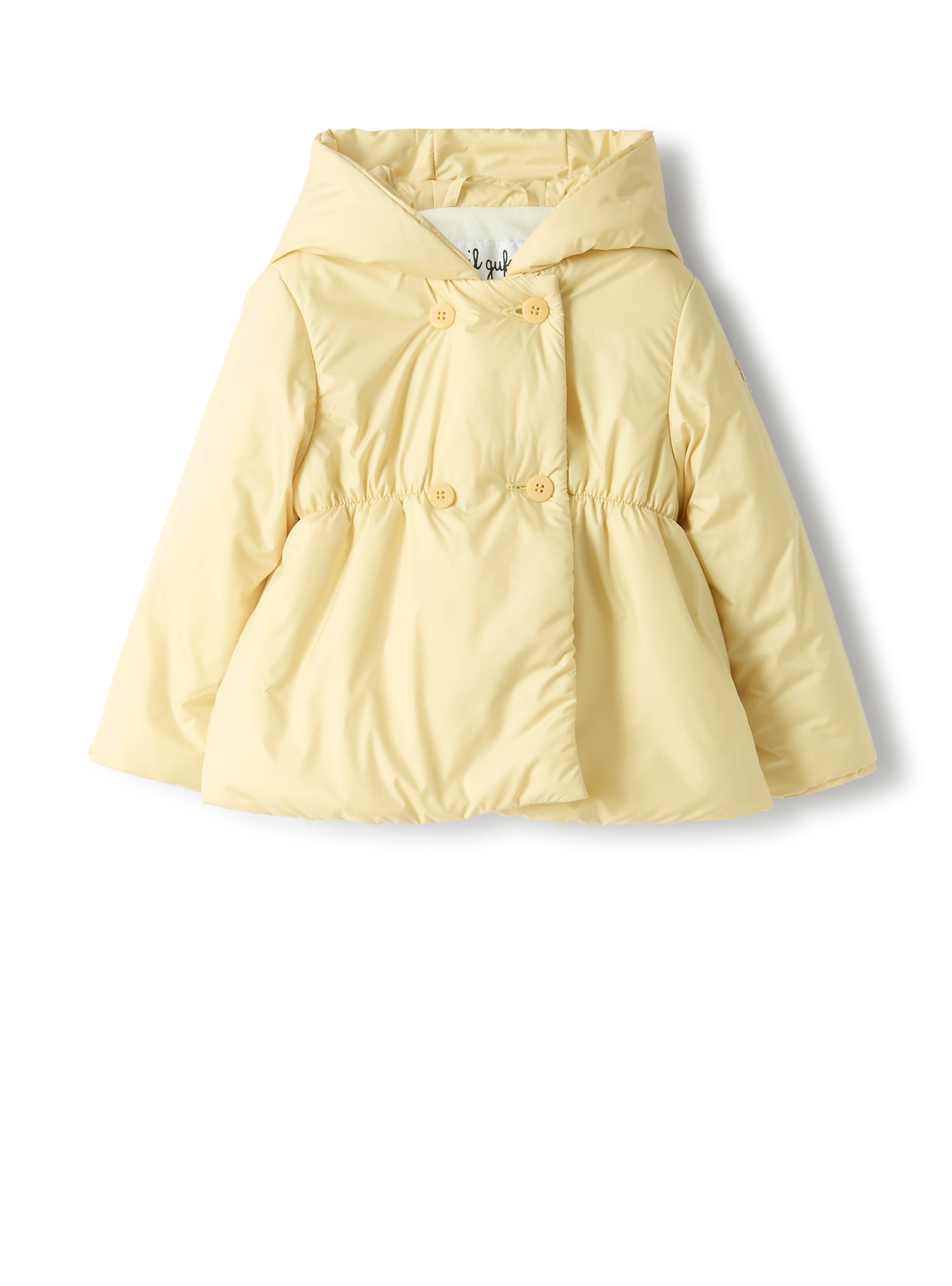 Flared jacket with hood