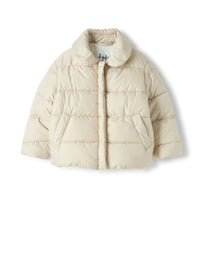 Padded coat in nylon