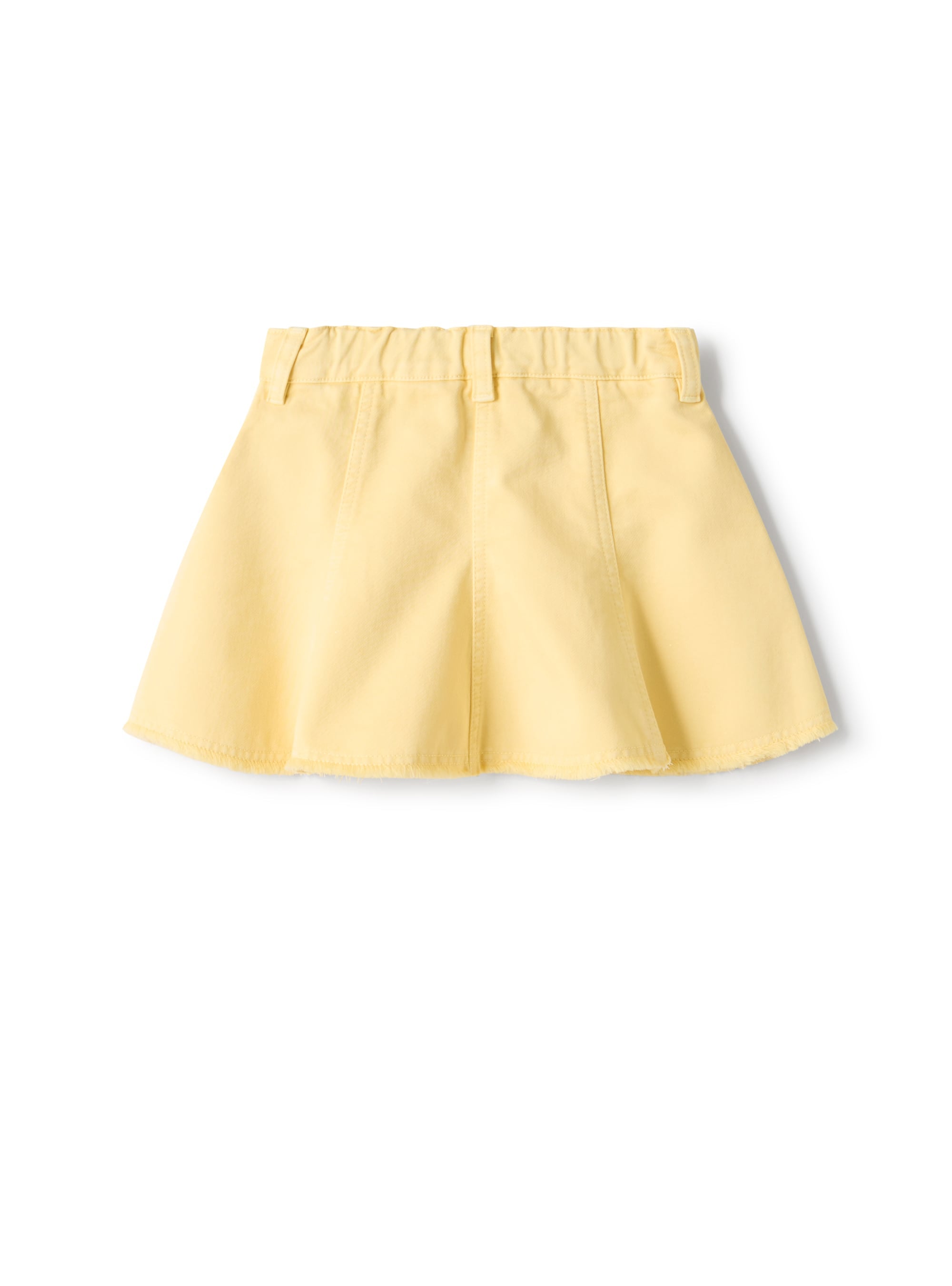 Flared skirt in stretch gabardine