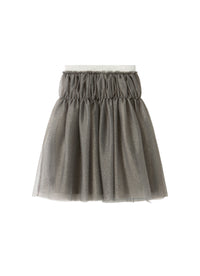 Tulle Skirt With Micro Glitter