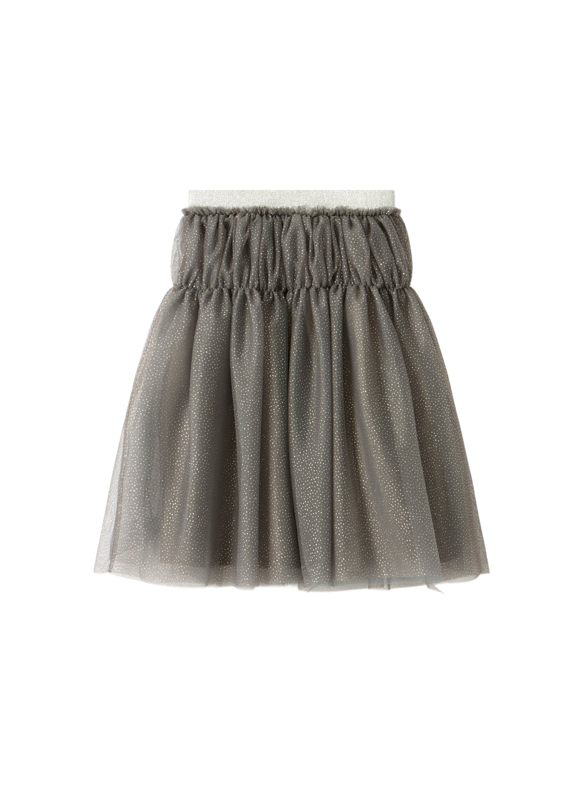Tulle Skirt With Micro Glitter