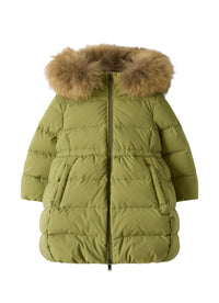 Long Down Jacket In Recycled Nylon