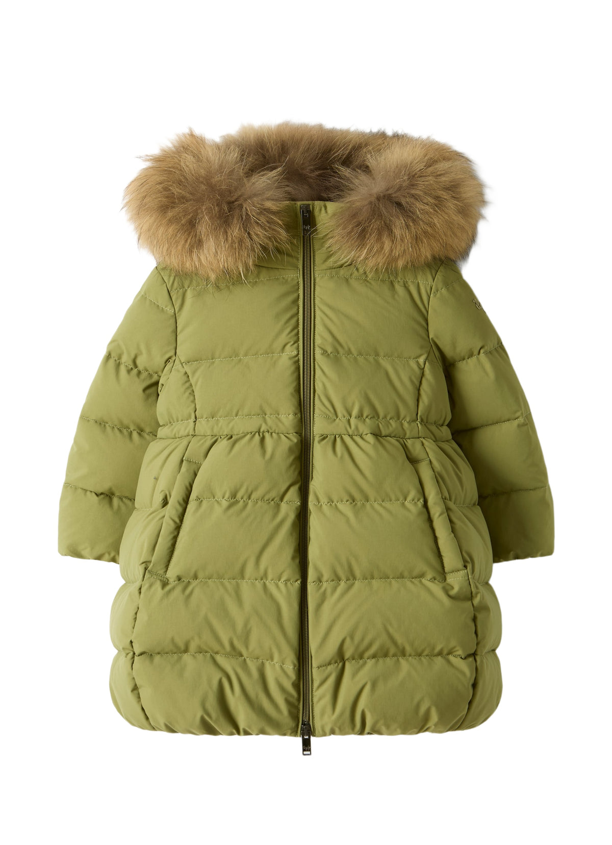 Long Down Jacket In Recycled Nylon