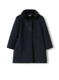Wool-blend coat