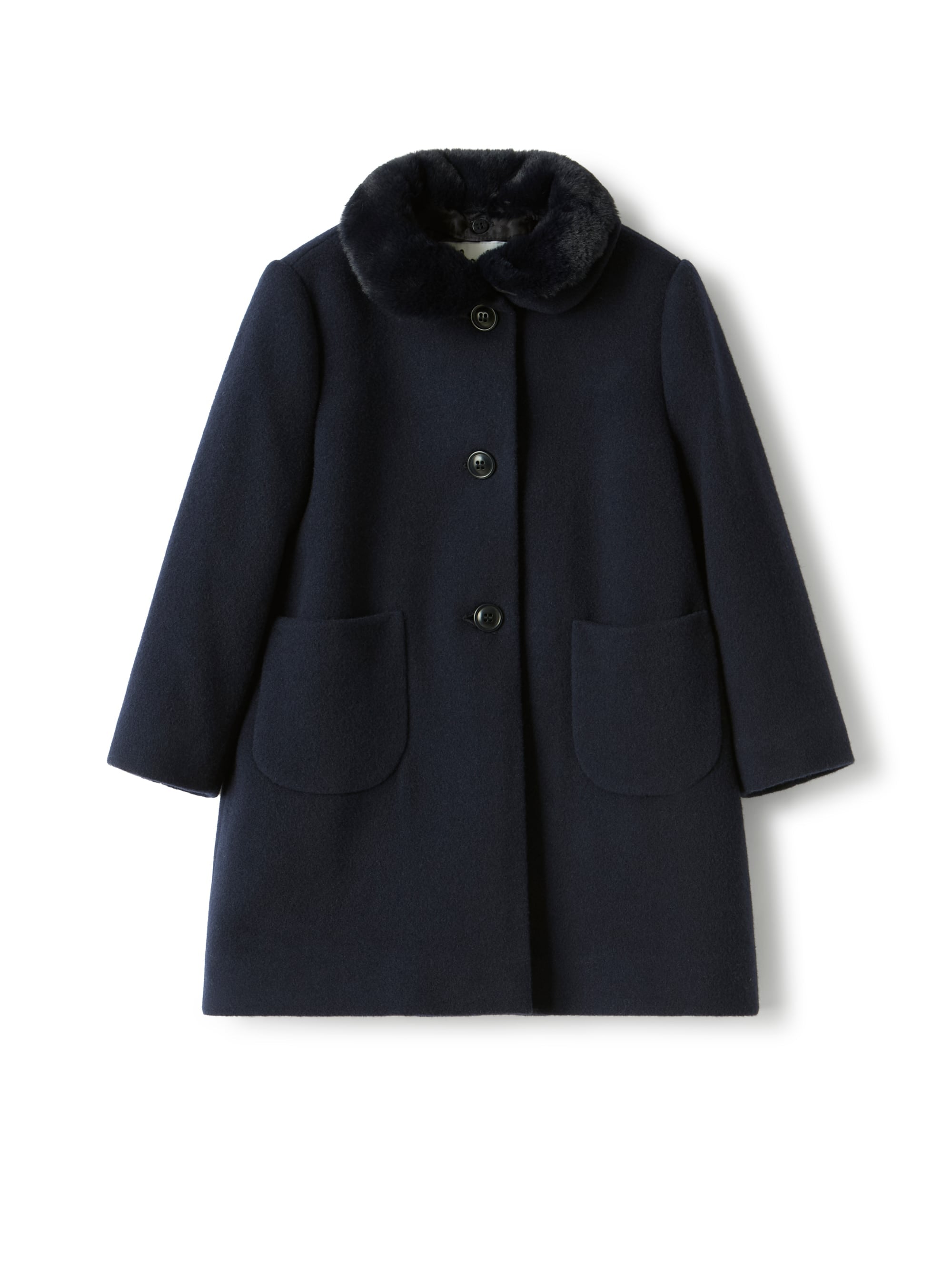 Wool-blend coat