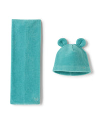 Fleece hat and scarf set