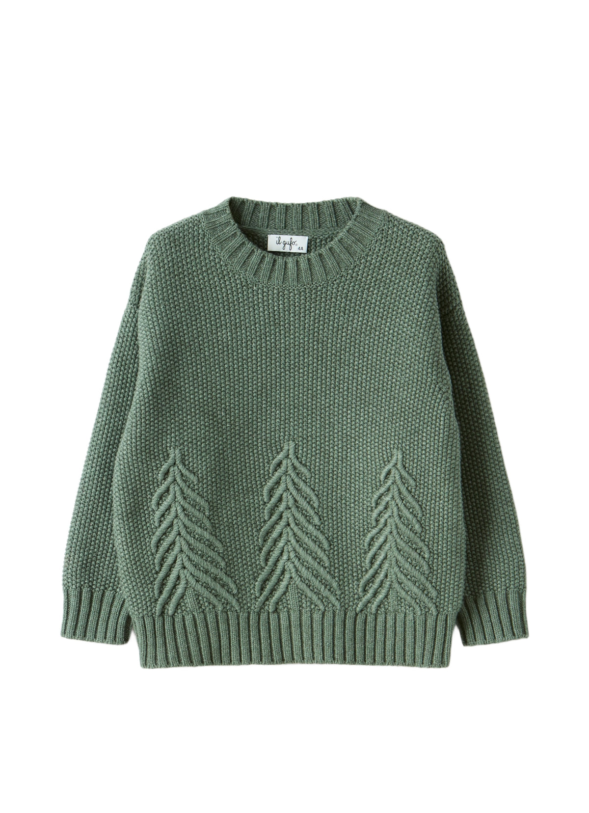 Cotton-Blend Sweater With Embroidery