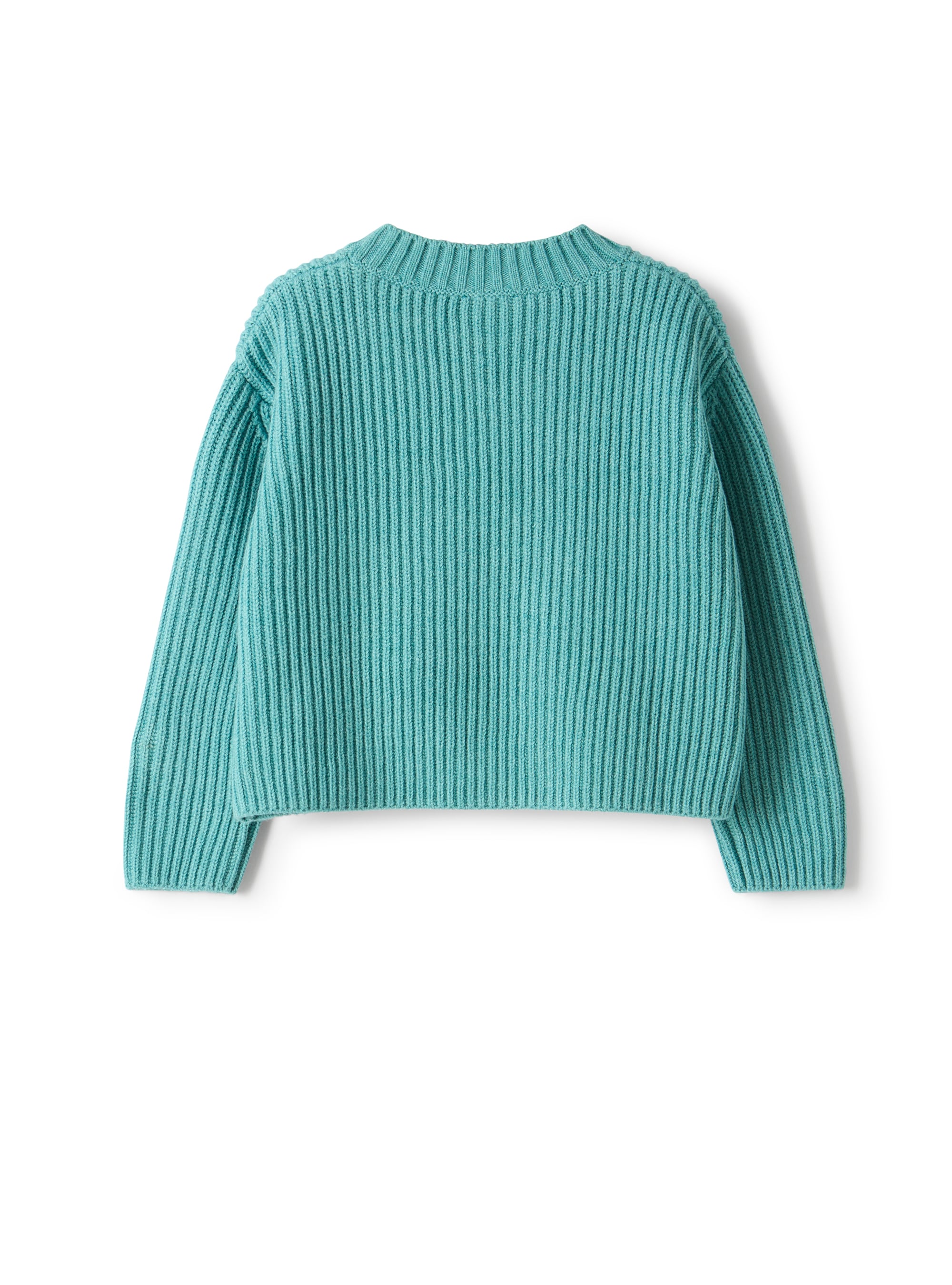 Boxy cotton-blend sweater