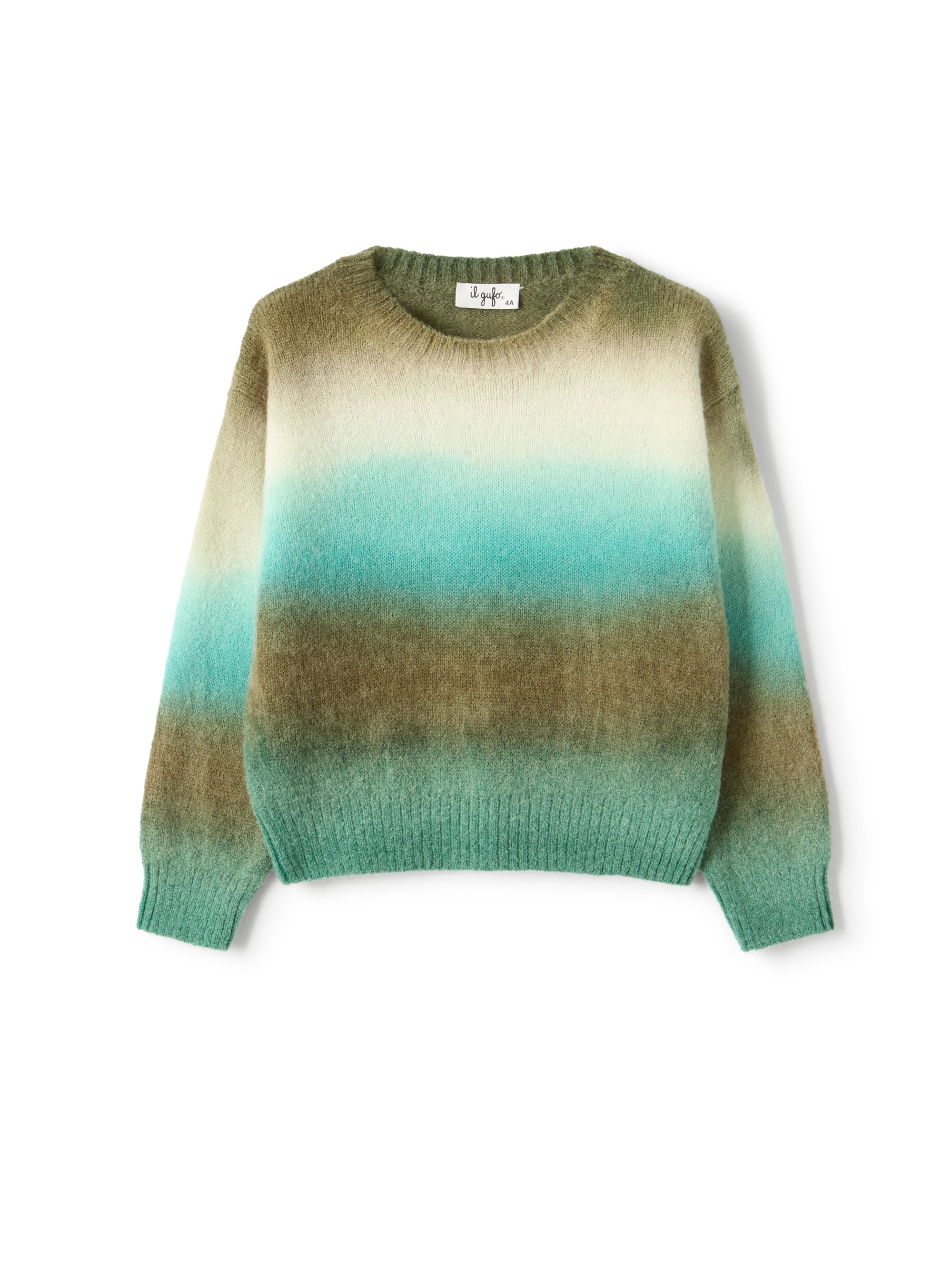 Ombre alpaca-blend sweater