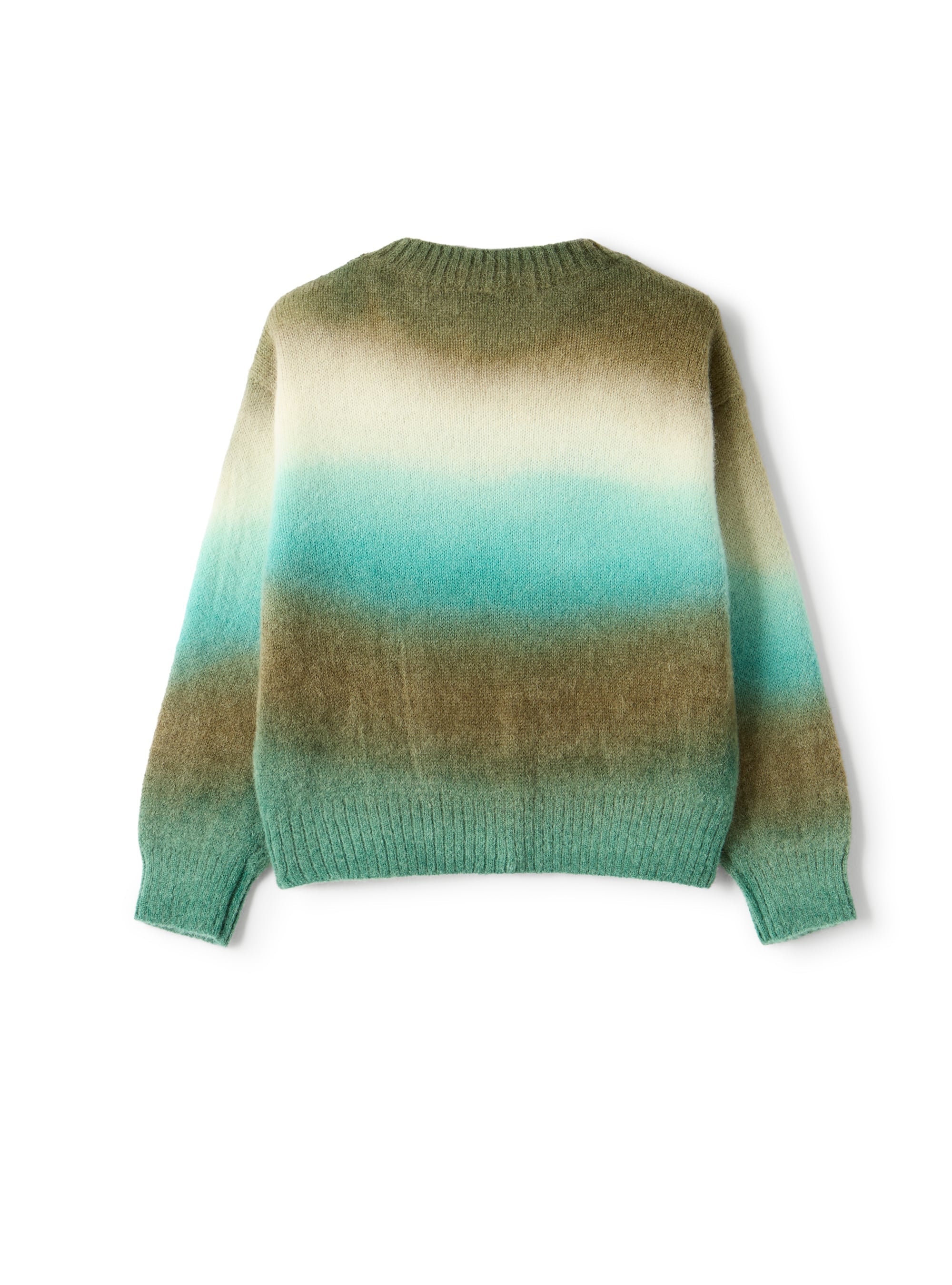 Ombre alpaca-blend sweater