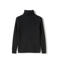 Turtleneck sweater in organic cotton